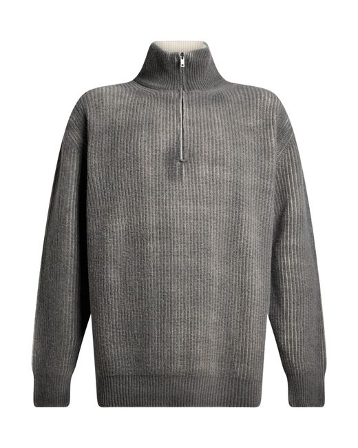 ATOMOFACTORY Gray Sweater Wool, Polyamide for men