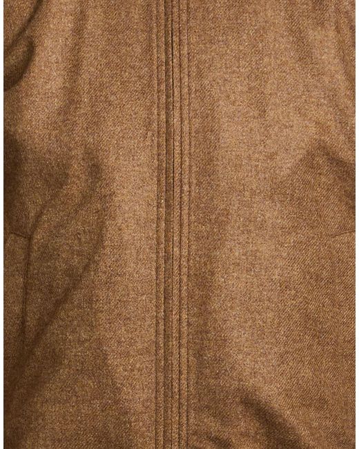 KIRED Brown Camel Jacket Wool for men