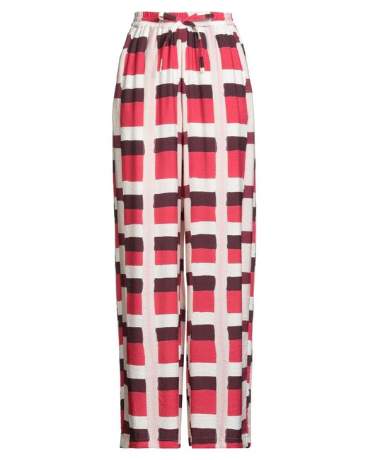Xandres Red Pants Viscose, Polyamide