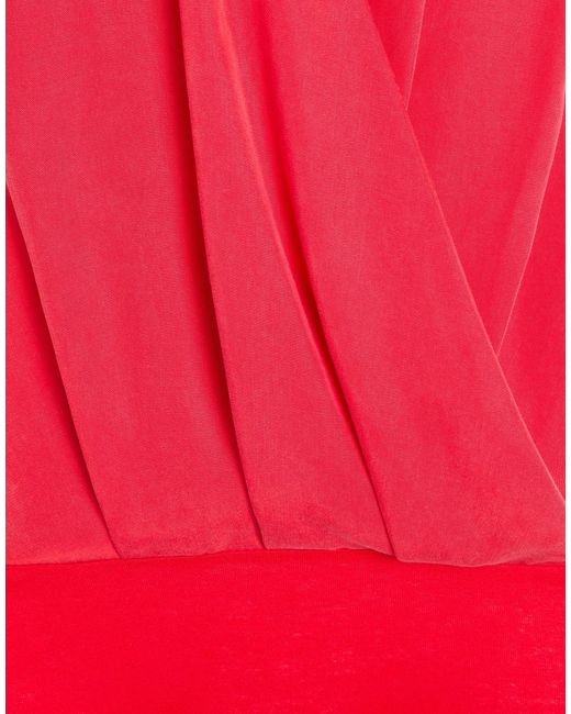 CROCHÈ Pink Bodysuit Lyocell, Viscose, Elastane