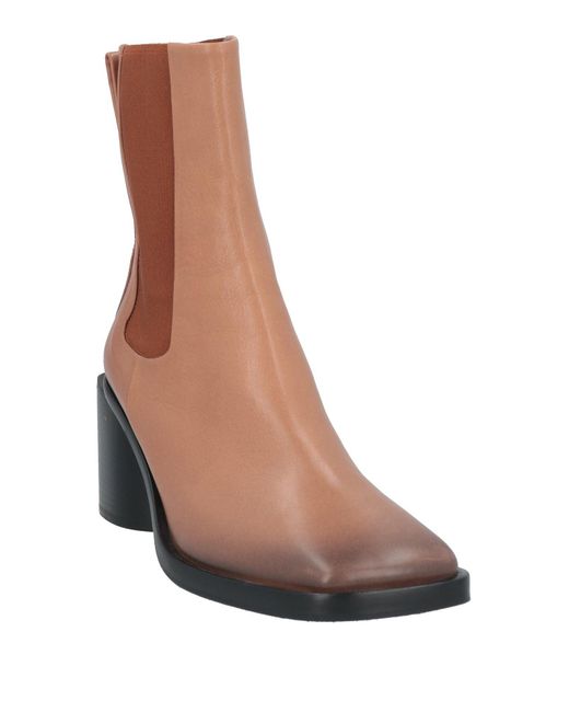 Halmanera Brown Ankle Boots