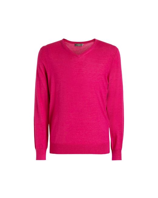 N.Peal Cashmere Pink Sweater for men
