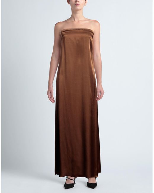 Semicouture Brown Maxi Dress