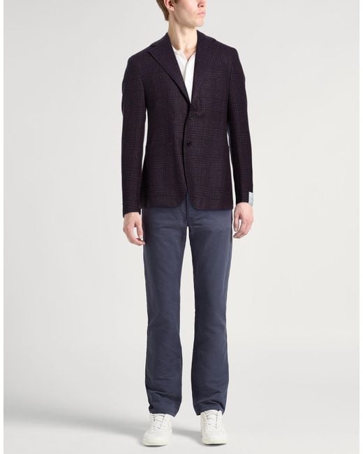 Caruso Blue Blazer for men
