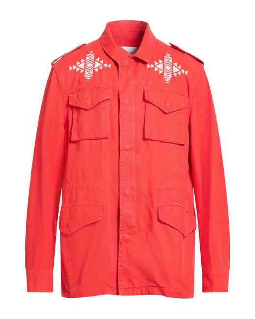 FRONT STREET 8 Red Jacket Cotton for men