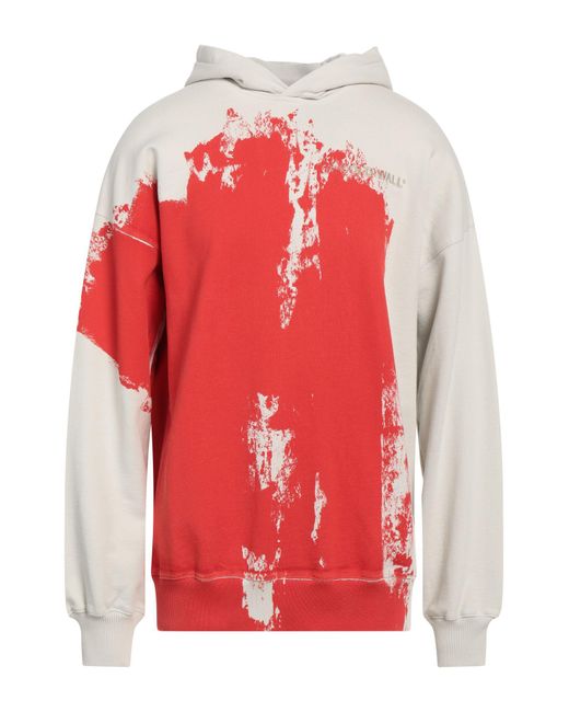 * Felpa di A_COLD_WALL* in Red da Uomo