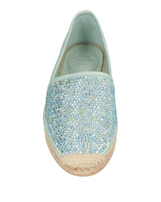 Rene Caovilla Blue Espadrilles