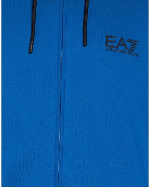 EA7 Blue Tracksuit Cotton, Polyester for men