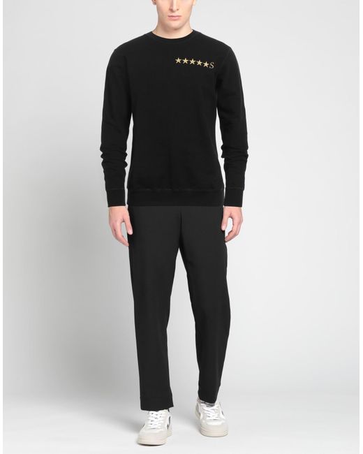 Felpa di Fivestars in Black da Uomo