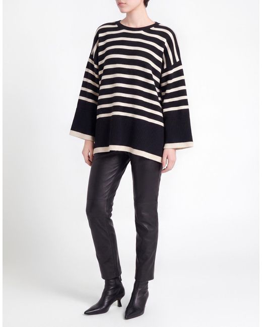 Carla G Black Sweater Polyacrylic, Alpaca Wool, Polyamide, Polyester