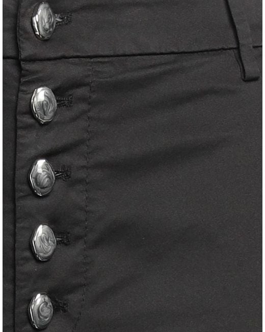Dondup Black Pants Cotton, Elastane