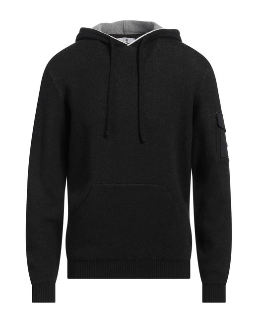 PMDS PREMIUM MOOD DENIM SUPERIOR Black Sweater Wool, Viscose, Polyamide, Cashmere, Polyester for men