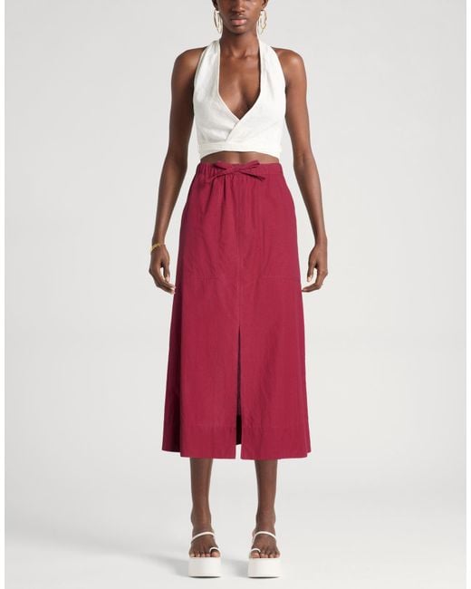 Ottod'Ame Red Midi Skirts