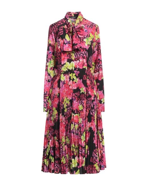 Versace Red Midi-Kleid