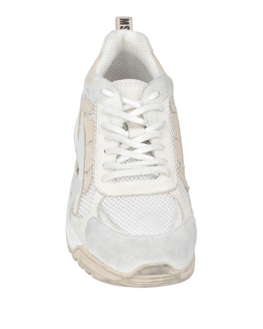 MSGM White Trainers
