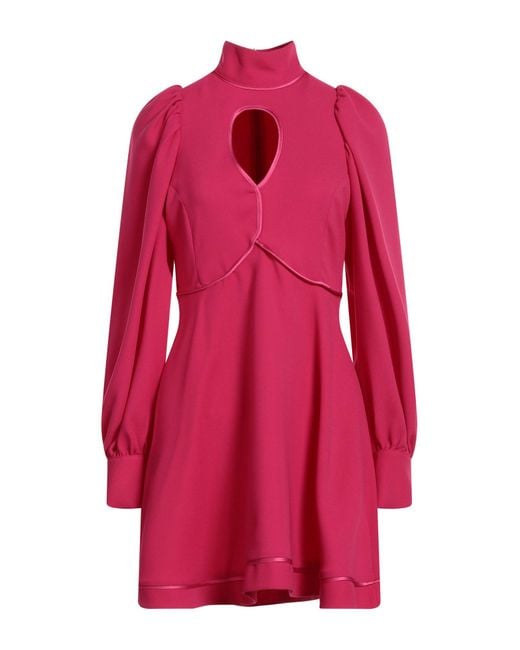 SIMONA CORSELLINI Pink Mini Dress
