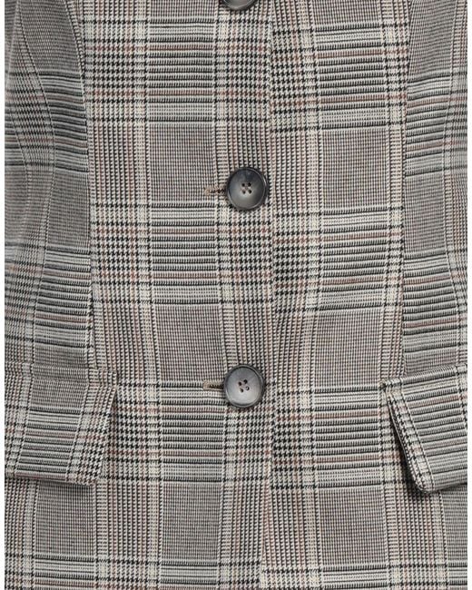 ViCOLO Gray Top Polyester, Viscose, Elastane