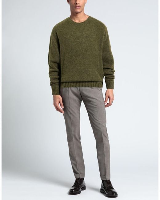 FILIPPO DE LAURENTIIS Green Sweaters for men