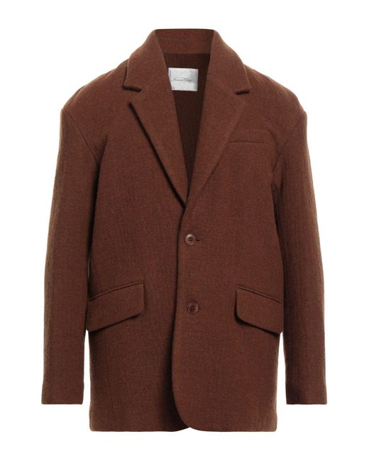 American Vintage Brown Coat for men