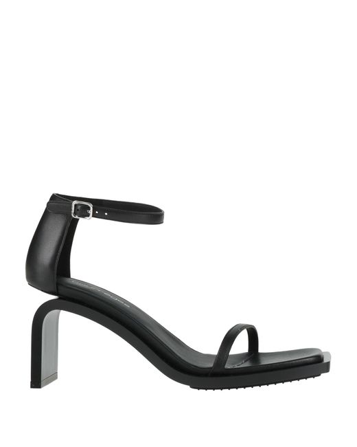 Courreges Black Sandals