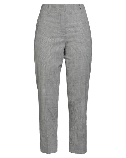Eleventy Gray Pants Polyester, Wool, Elastane