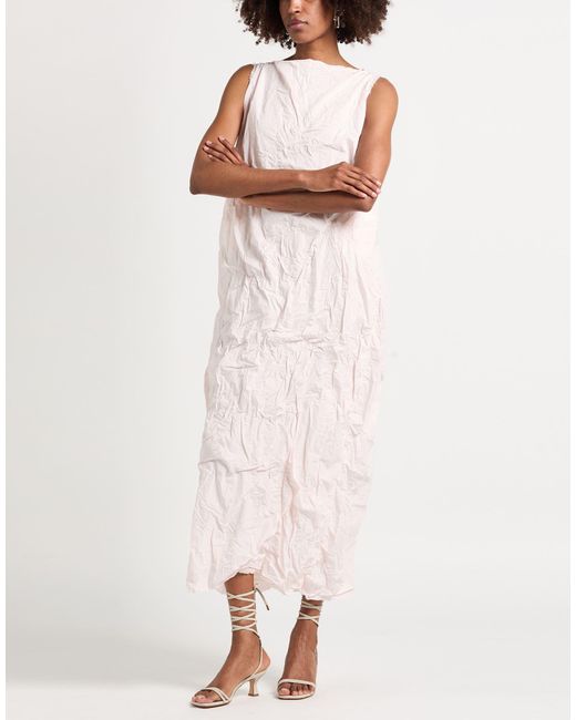 Daniela Gregis Pink Maxi Dress Cotton