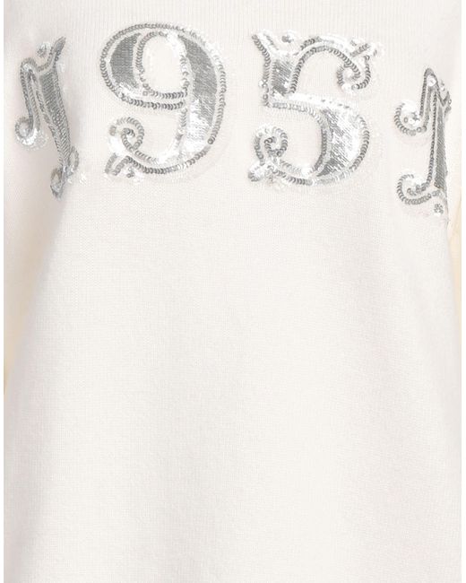 Max Mara White Sweater Wool, Cashmere