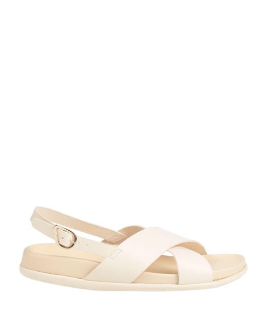 Ancient Greek Sandals Natural Sandals Cowhide
