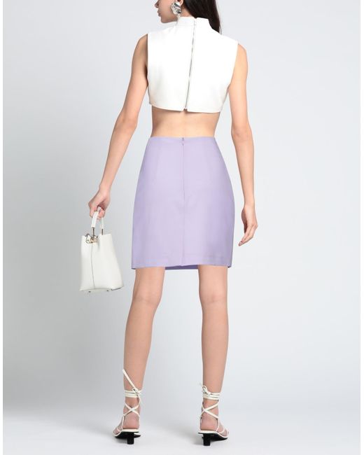 Tonello Purple Mini Skirt