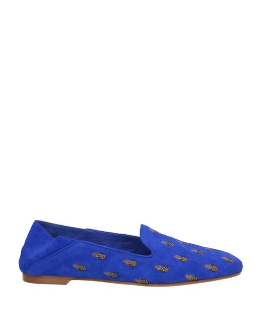 Aquazzura Blue Loafers