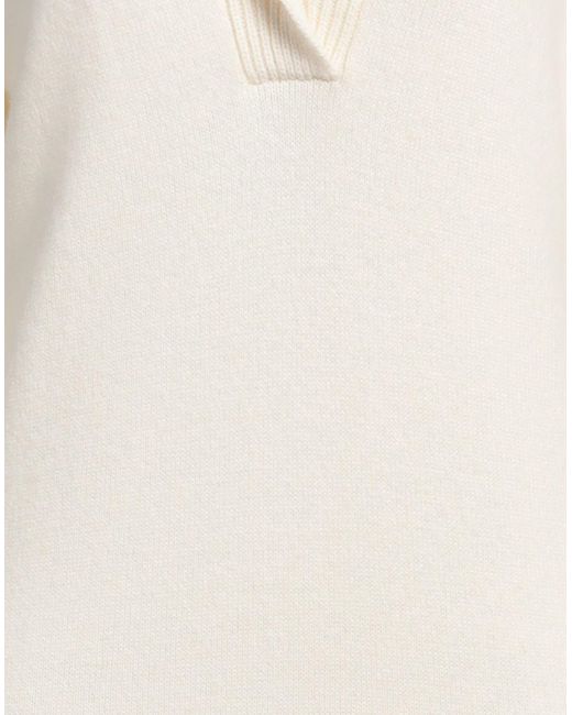 EMMA & GAIA White Midi-Kleid