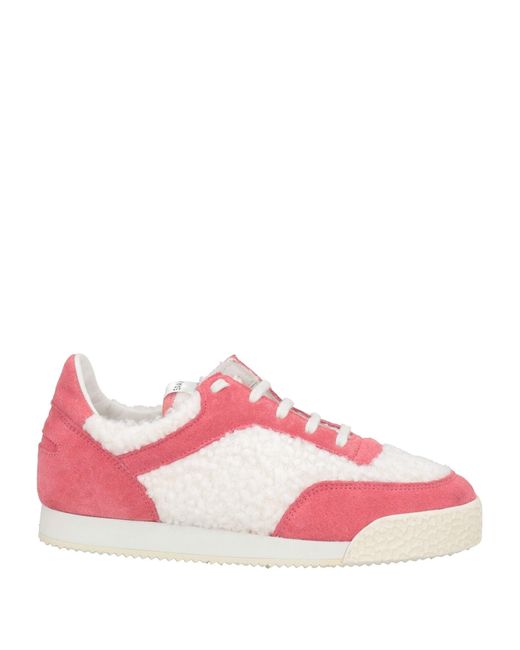 Spalwart Pink Sneakers Leather, Textile Fibers for men