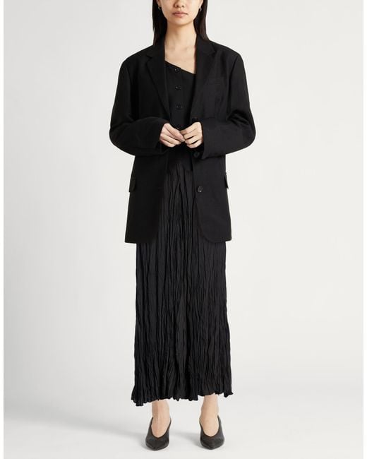 Forte_forte Black Midi Skirts