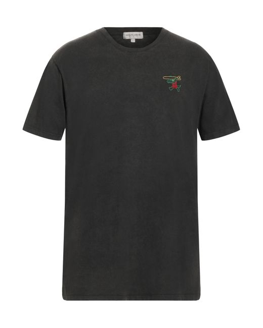 Maison Labiche Black T-shirt for men