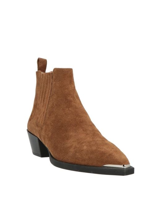 Copenhagen Shoes Brown Ankle Boots