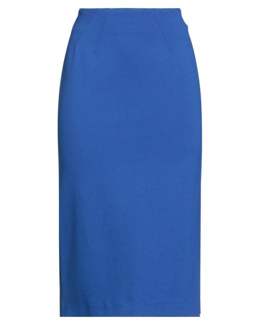 Gonna Midi di Caractere in Blue