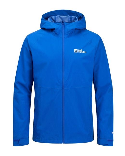 Jack Wolfskin Blue Jacket Polyester for men