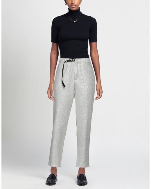 White Sand Gray Pants
