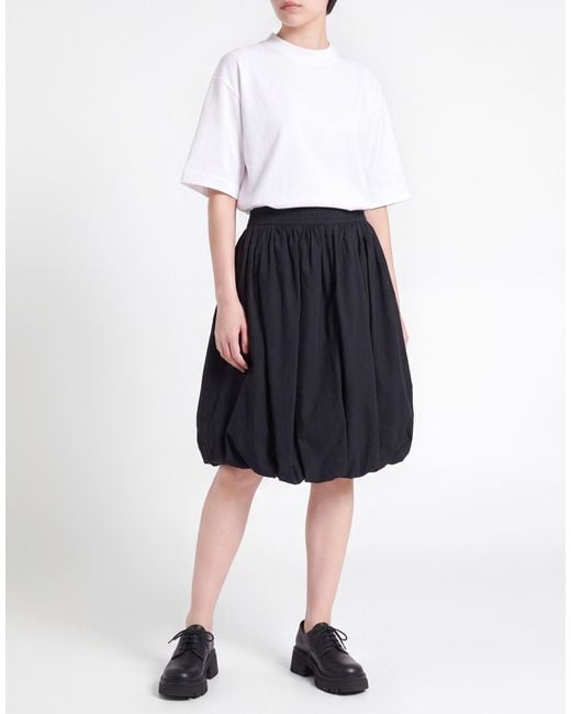 Low Classic Blue Midi Skirt