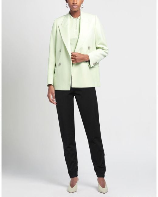 Pinko Black Pants Viscose, Polyamide, Elastane