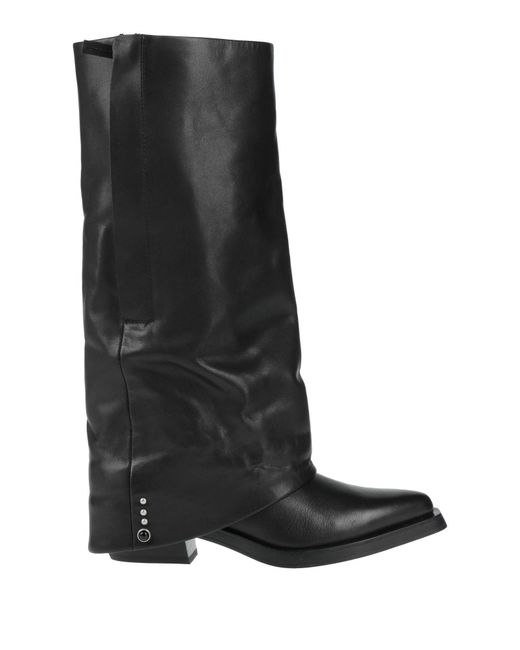 Ash Black Lewis Boot Leather