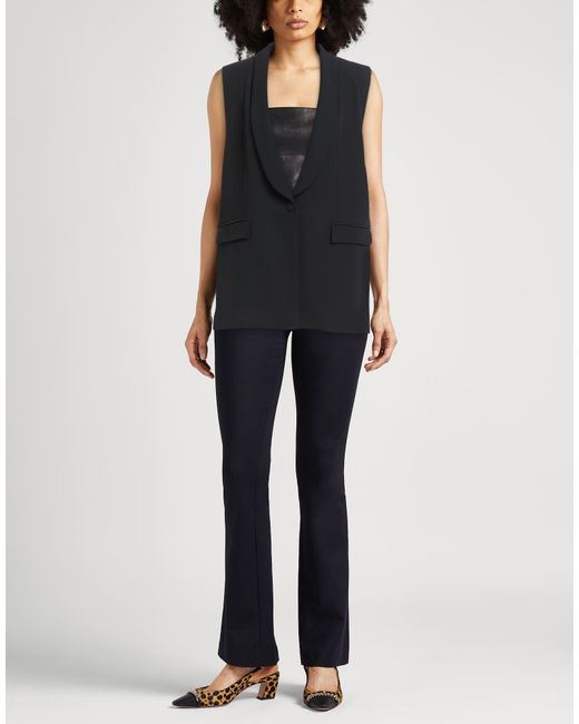 Caractere Black Blazer Polyester, Elastane