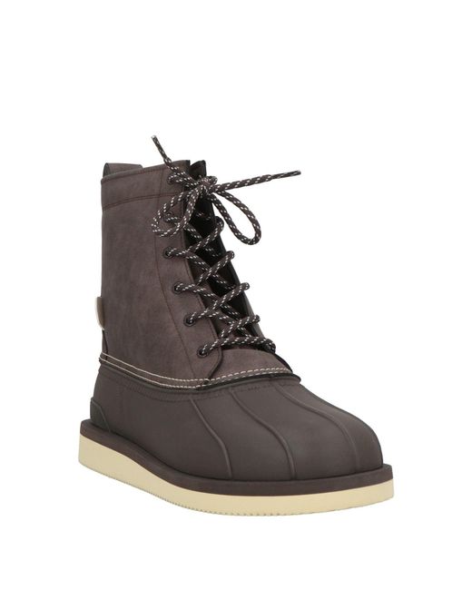 Suicoke Brown Ankle Boots for men