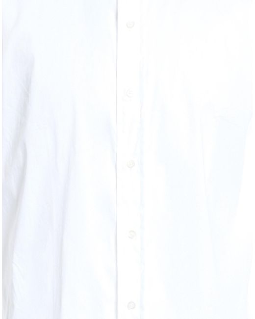 Emporio Armani White Shirt Cotton, Polyamide, Elastane for men