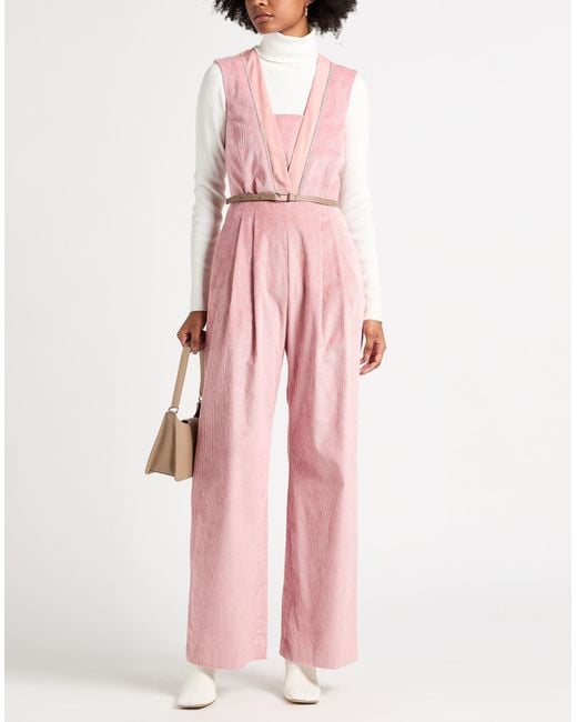 Peserico Pink Jumpsuits