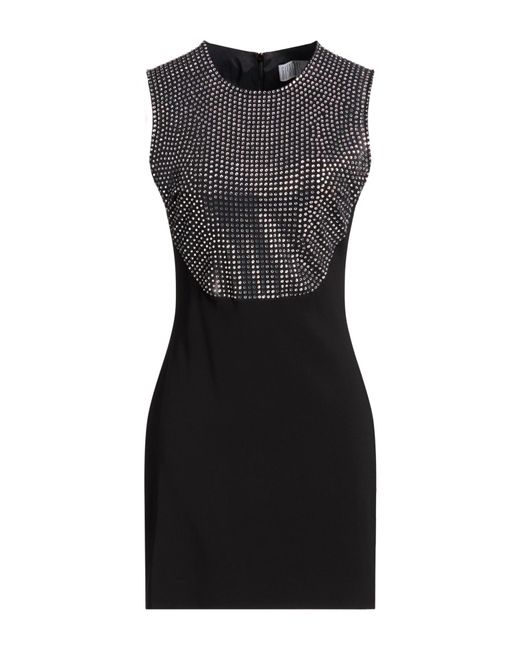 GIUSEPPE DI MORABITO Black Mini Dress Viscose, Elastane