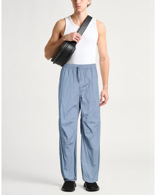 Jack & Jones Blue Pants Studio Slate Pants Cotton, Elastane for men