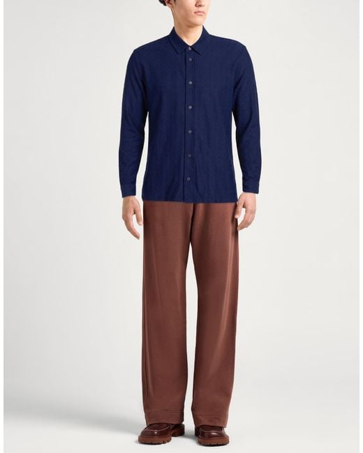 Missoni Blue Shirt Cotton for men