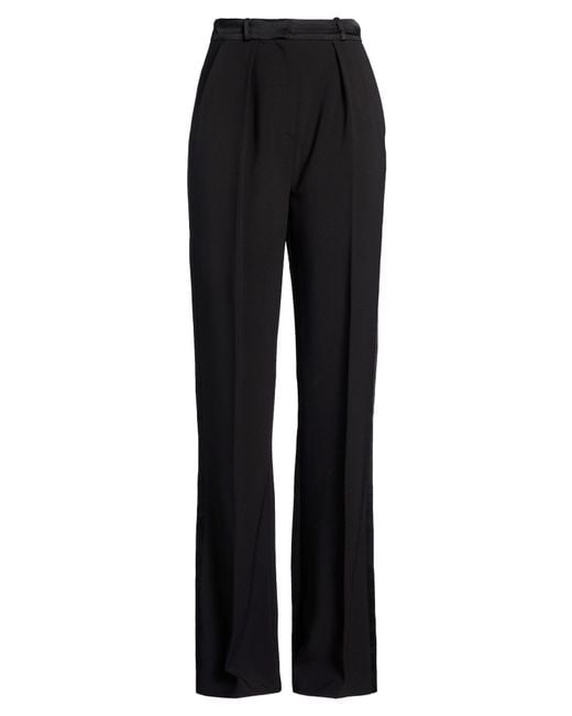 Elisabetta Franchi Black Pants Polyester, Elastane