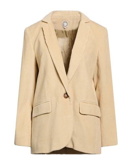 Ines De La Fressange Paris Natural Cream Blazer Cotton